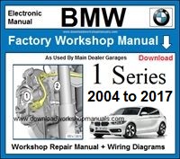BMW 1 Series Workshop Service Repair Manual Download